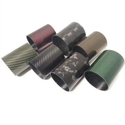 Custom Color Carbon Fiber Tubing Manufacturer factory