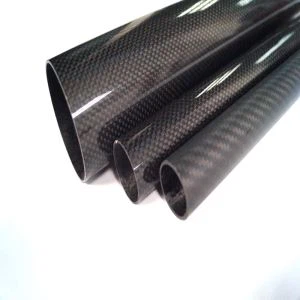 Varmebestandig 3K karbonfiberrør forskjellig overflate