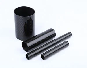 25 X 22mm Ultrahigh Modulus 3K Vanlig Carbon Fiber Tube For Sales