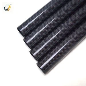 3K Wrapped 100% Carbon Fiber Tubes